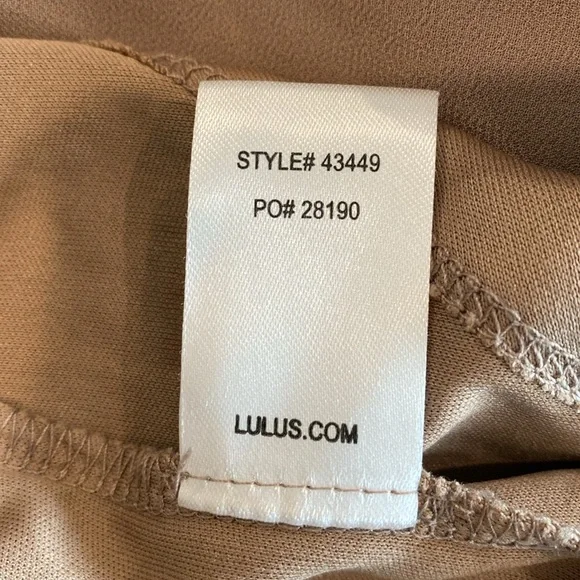 Lulus Heavenly Hues Taupe Maxi Dress Size XS - Picture 5 of 5